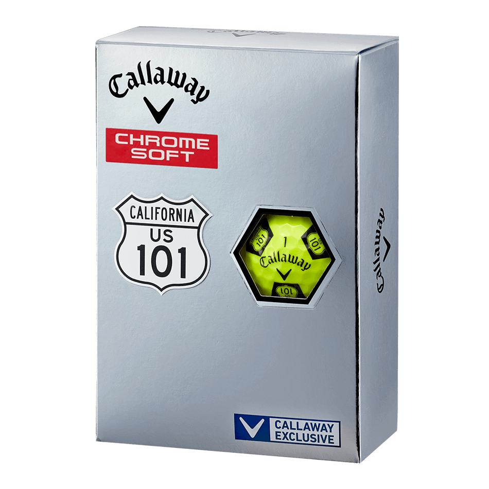 Chrome Soft Truvis Highway 101 ボール イエロー ブラック Ce 製品情報 キャロウェイゴルフ Callaway Golf 公式サイト